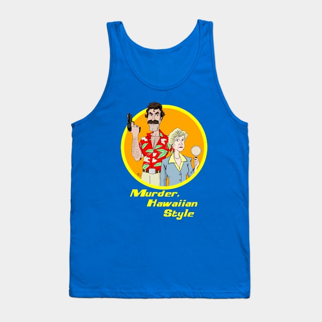 Murder, Hawaiian Style Tank Top by The Nerds Who Haunted Themselves